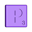 Dual_Shell_P.STL Fichier STL gratuit Pièces et support SCRABBBLE・Modèle imprimable en 3D à télécharger