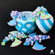 2.jpg Easter Egg Dragon & Egg | Flexi | Print In Place