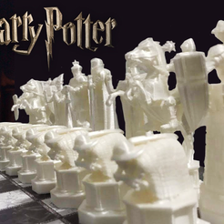 ajedrez.png Archivo STL OBISPO ALFIL AJEDREZ MAGICO HARRY POTTER・Diseño imprimible en 3D para descargar, CaritaCarito