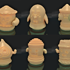 Pack-2.5.png Fichier STL PACK 2 - Gyroïde - Animal Crossing New Horizons・Plan à imprimer en 3D à télécharger