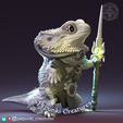 0_Bearded__02_.png Bearded Dragon lizard warrior