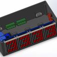 rend9.jpg Arduino / ESP32  Controller Enclosure with LCD + Buttons + Relay Module (80x140x50mm)
