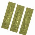 threebuddhas2.jpg Three Buddhas model of bas-relief for cnc router carving