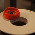 bearing_hub_and_spool.jpg Filament spool bearing-ring hub