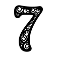 7.png Numeric Art 2D Number