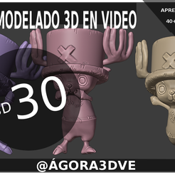 FlyerLARGO-VIDEOS-CHOPER-POSES.png Файл STL Tony Tony Chopper - One Piece・Модель для загрузки и печати в формате 3D