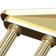 Fluted-Double-sided-ornament-book-ends-Greek-key-pillar-Greek-Parthenon-relief-05.jpg Vintage pattern fluted pillars ornament Parthenon relief decor 3D print model