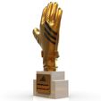 4.jpg Fichier STL GANT D'OR COUPE DU MONDE FIFA QATAR 2022 - DIBU MARTINEZ・Design à télécharger et à imprimer en 3D