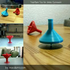 Image-20161128_210526.jpg Archivo STL gratis Top / Spin Toy for Jimmy Gunawan・Diseño de impresión 3D para descargar