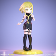 08.png Medusa Gorgon - Elegante traje negro sin mangas - Soul Eater Anime Figure - Impresión 3D