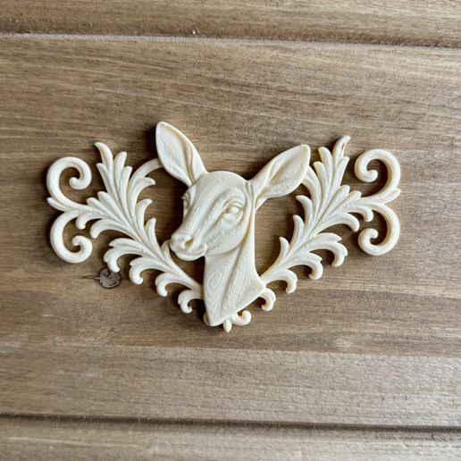 relief set doe 2 animal symbol model