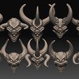 6.jpg Faces Angry Horned Demons