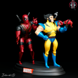 1.png Deadpool and Wolverine Diorama 3D PRINTABLE - STL