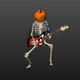 squelette4citrouille.png Skeleton guitarist