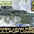 1-UNW-P90-PE-EMEK-P90-lower.jpg UNW P90 styled Bullpup lower FOR THE PLANET ECLIPSE EMEK