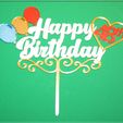 BirthdayCake48th.jpg Happy 84th Birthday Cake Topper