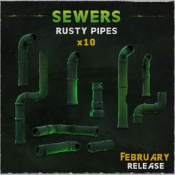2023-February-03.jpg STL file Rusty Pipes - Sewers Basing Bits・3D print model to download