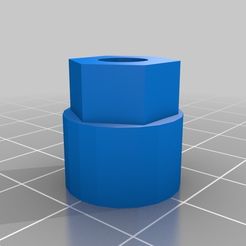 Z-screw-adapter.jpg 3D-Datei Adapter für 1/4-Zoll-Gewindemutter kostenlos・Vorlage für 3D-Drucker zum herunterladen