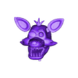 Five_NIght_at_Freddy's_Foxy_Head.stl Foxy the Pirate -Five Nights at Freddy's -Game Characters-FANART FIGURINE