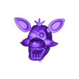 Five_NIght_at_Freddy's_Foxy_Head.stl Foxy the Pirate -Five Nights at Freddy's -游戏角色-FANART FIGURINE