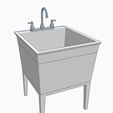 Screen-Shot-2023-01-12-at-9.35.07-PM.png STL file 1/10 scale utility Sink for Garage or Diorama・Template to download and 3D print