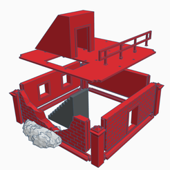 66ae2600-b383-4396-83da-50563dc4f005.png Бесплатный 3D файл Modwall: модульное здание местности для Marvel Crisis Protocol (MCP) и других 28-мм миниатюрных игр・Идея 3D-печати для скачивания