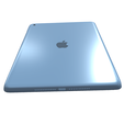 4.png Apple iPad 10.2 inch (9th Gen) Blue Color - Sophisticated Tablet 3D Model