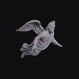 Male_Angel_Flying_0003.jpg Flying Winged Angel With Arms Outstretched