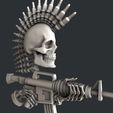 P101-2.jpg 3d models Skull gun