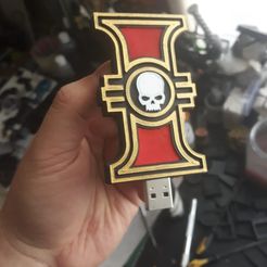 Darktide Inquisition Rosette Trinket Weapon Charm Warhammer 40k