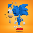 ZGrab01.png Sonic Knitted - Crochet - Multipart