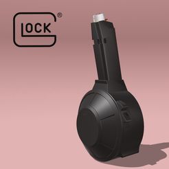 IMG_0556.jpeg Bic Mini GLOCK DRUM MAGAZINE Couvercle de briquet