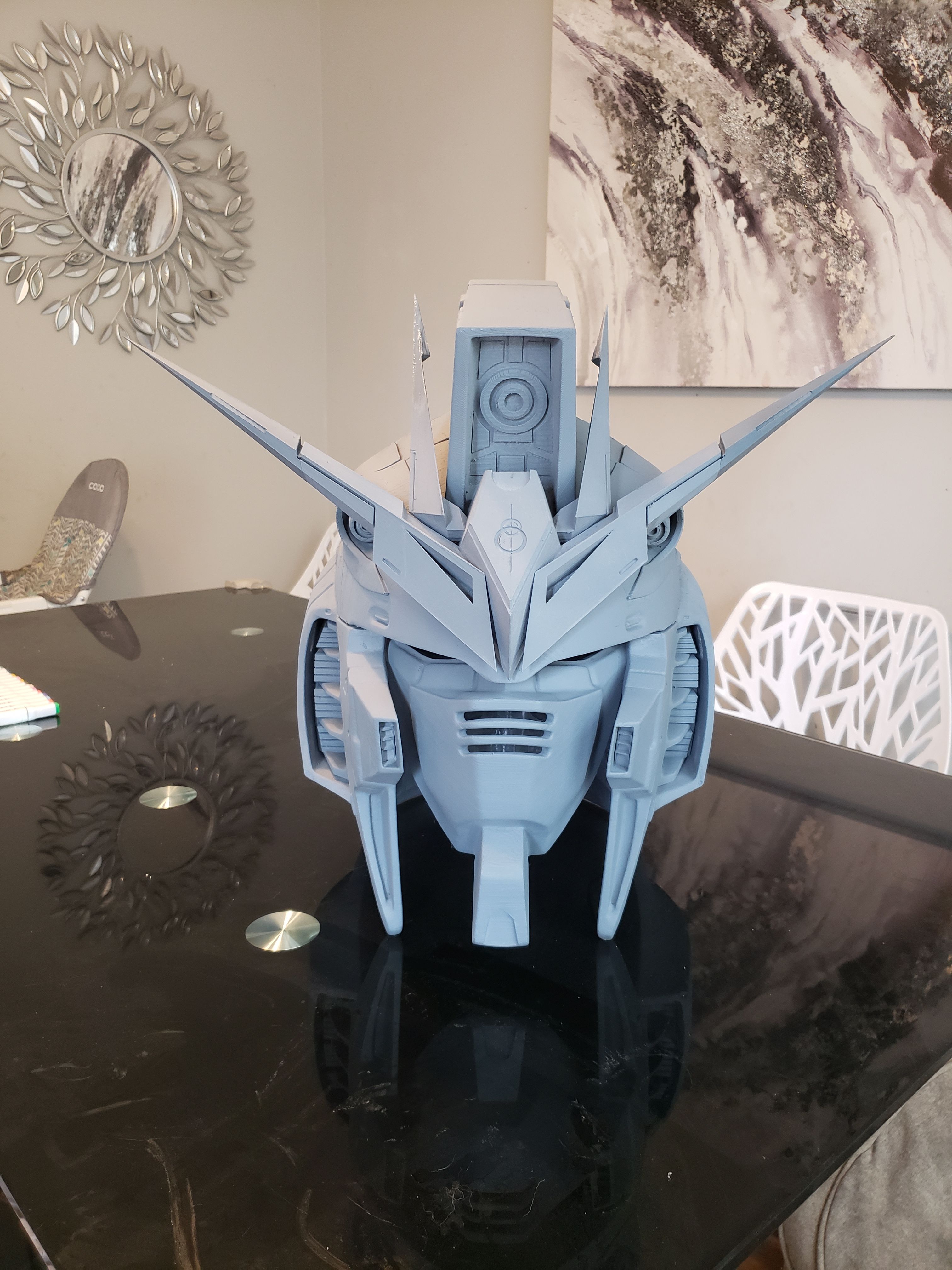 STL file nu gundam helmet・Template to download and 3D print • Cults