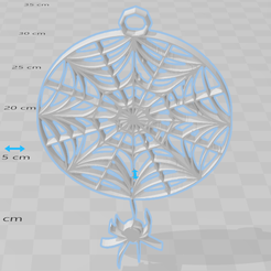 boucle-d-oreille-halloween-2023-10-02-205552.png STL-Datei Spinnenohrring kostenlos・Objekt zum Herunterladen und Drucken in 3D