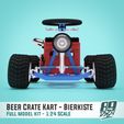 10.jpg Beer crate Kart / Fahrende Bierkiste - full model kit in 1:24 scale