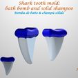 asd.jpg shark tooth mold: BATH BOMB, SOLID SHAMPOO