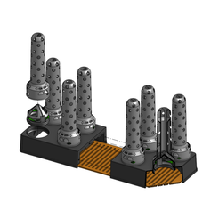 Robagon3D_DryerVentAssy_Explode.png Free STL file Mitten & Boot Dryer for 14" x 6" Register/Vent・3D printer design to download