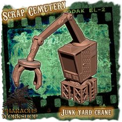 crane.jpg 3D file Junkyard crane・3D printing model to download