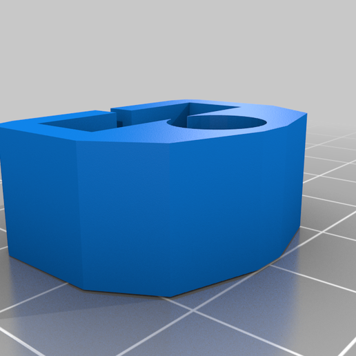 iFlight DC10 7mm Arms 8mm Spiral Wire Guard Holder - 3D model önizlemesi