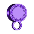 loubie_tudor_rose_chain_bead.stl Free STL file Tudor Rose Testing Piece and Pendant・3D print design to download