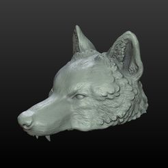 Wolf_Cap-001.jpg Fichier 3D Cap de loup・Idée pour impression 3D à télécharger