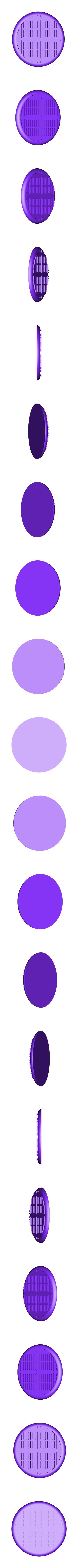 base_4_grid.stl terreno de sobremesa - lluvia radiactiva