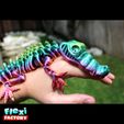 Flexi-Crocodile-08.jpg CUTE FLEXI PRINT-IN-PLACE CROCODILE with 3MF Included!