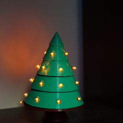 7-de_cembre.png Archivo STL gratis Jour 7 : Sapin à led・Modelo de impresión 3D para descargar