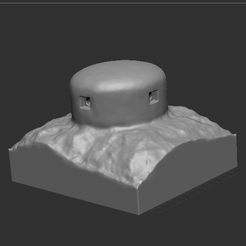 1.PNG STL-Datei bunker 1914 Französisch kostenlos・3D-druckbare Vorlage zum herunterladen