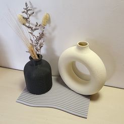 CONJUNTO DE DECORAÇÃO: BANDEJA OLA - VASO - DONA VASO