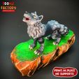 8.jpg FLEXI PRINT-IN-PLACE HOWLING WOLF ARTICULATED