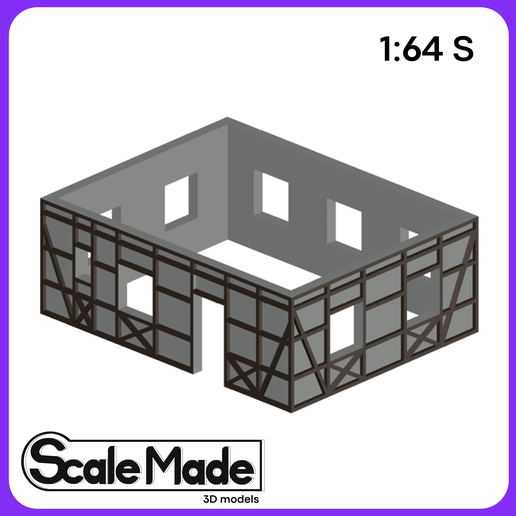 4.png Kleines klassisches deutsches Haus - Maßstab 1:64 S