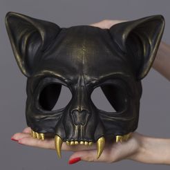 Máscara "Cat Skull"