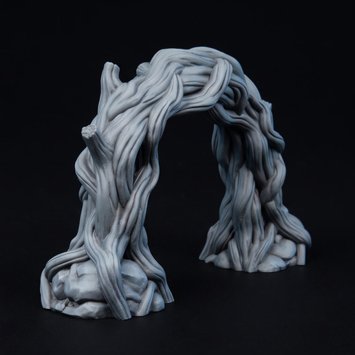 🎲 TWISTED ROOT ARCH - Tabletop Terrain STL・ STL File for 3D printing・Cults